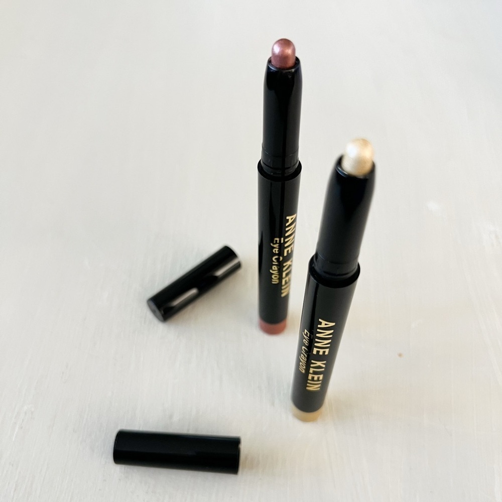 NWT Anne Klein Eyeshadow Crayon Duo Champagne & Allure Shimmer Eye Color